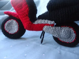 Moto Amigurumi Ganchillo Hecha a Mano