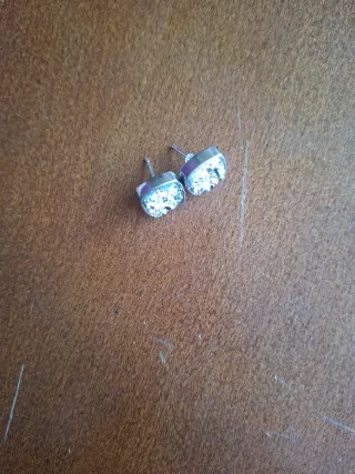 Pendientes de fiesta azules y plateados Lote de 10