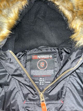 Abrigo Norway negro talla XL