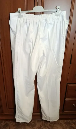 Pantalón de trabajo mujer blanco
