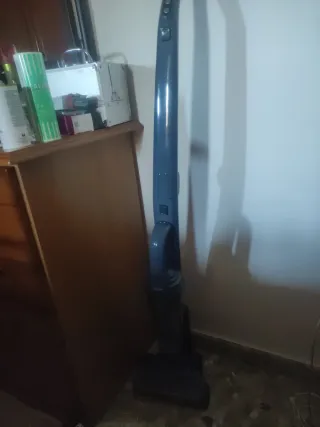 Aspiradora vertical azul