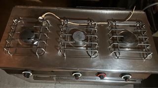 Cocina + horno Industrial Aliberinox 3 Fuegos