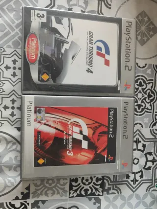 Gran Turismo 4 e 3 PS2 Platinum