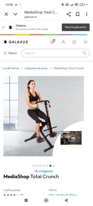 Máquina de Ejercicio Total Crunch