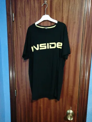 Camiseta Inside Talla M Negra