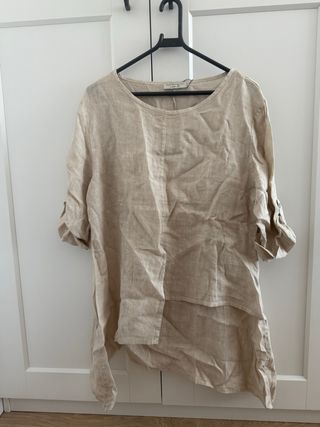 Blusa Le jardin du lin beige NUEVA