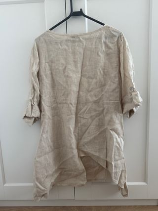 Blusa Le jardin du lin beige NUEVA