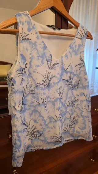 Camiseta Vero Moda azul y blanco