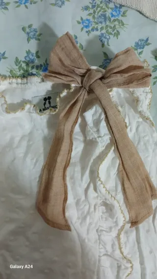 Vestido blanco niña La Martinica T4