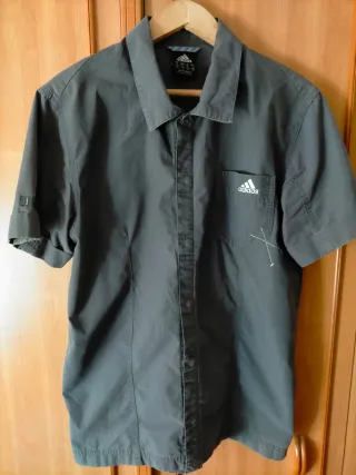 Camisa manga corta Adidas negra talla S