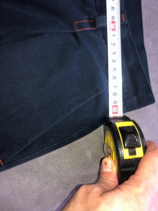 Pantalones Gredos Talla 38 azul marino.