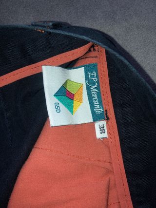 Pantalones Gredos Talla 38 azul marino.