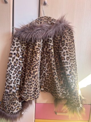 Chaqueta leopardo con pelo