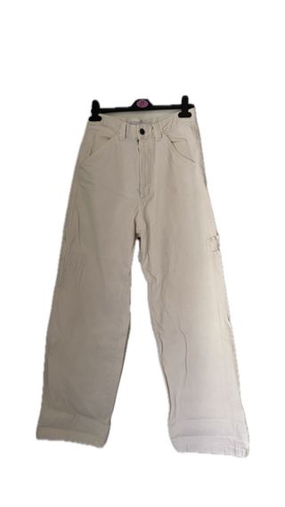 Pantalón blanco Bershka