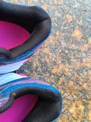 Zapatillas Asics Mujer Talla 38 Azul/Rosa