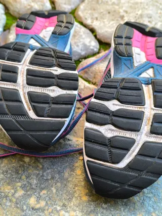 Zapatillas Asics Mujer Talla 38 Azul/Rosa