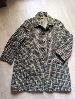 Abrigo de paño de lana