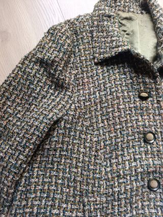 Abrigo de paño de lana