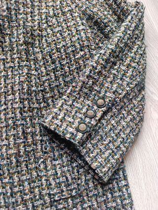 Abrigo de paño de lana