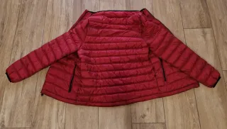 Giacca Mistral rossa con cappuccio