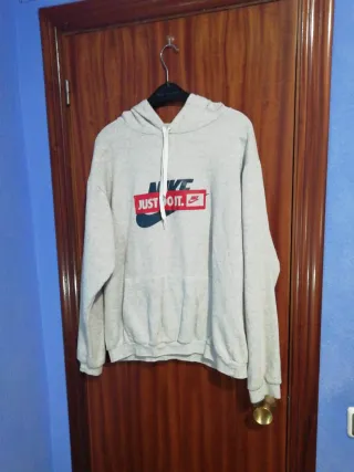 Sudadera Nike Gris Talla M-L