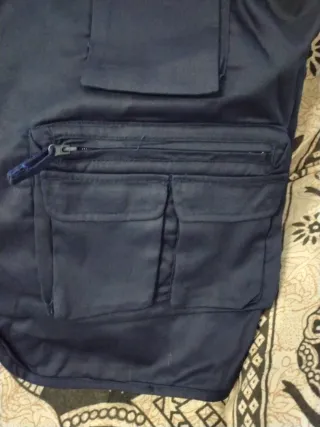 Chaleco de trabajo azul