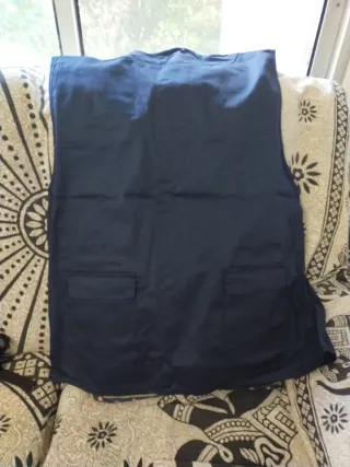 Chaleco de trabajo azul