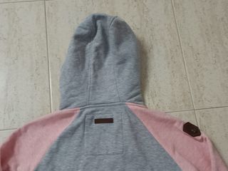 Sudadera Naketano Gris y Rosa Talla XL