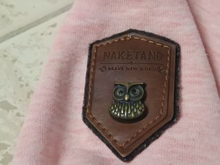 Sudadera Naketano Gris y Rosa Talla XL