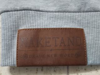 Sudadera Naketano Gris y Rosa Talla XL