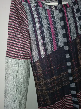 Vestido Desigual Patchwork Multicolor