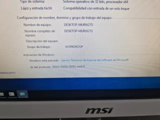 Ordenador MSI All in One PC MS-A923