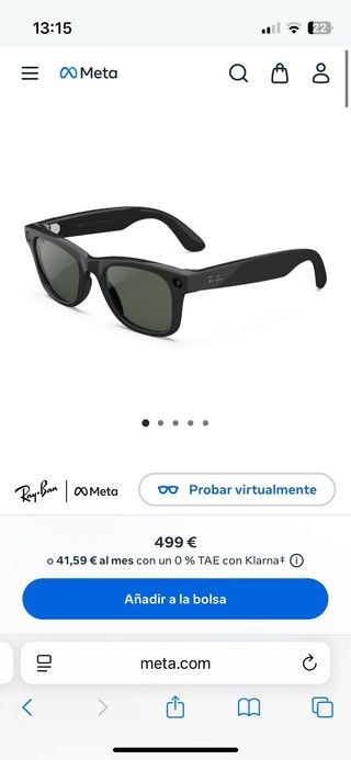 Ray-Ban Meta Wayfarer Gafas Inteligentes