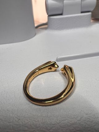 Anillo plata s925 2 Estrellas Talla 7