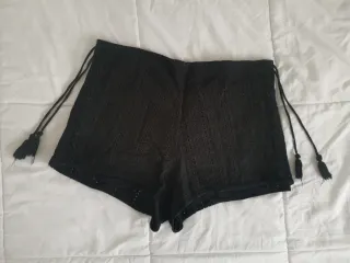 Shorts negros ZARA Talla S