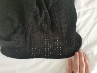 Shorts negros ZARA Talla S