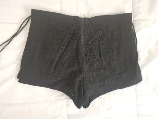 Shorts negros ZARA Talla S