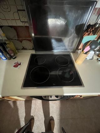 Cocina de madera vintage completa