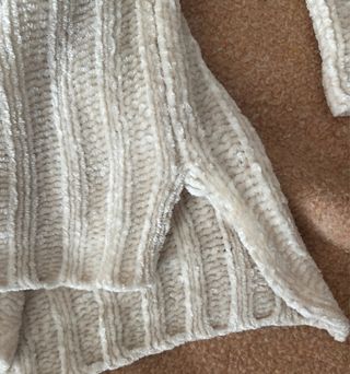 Jersey Bershka crop crudo