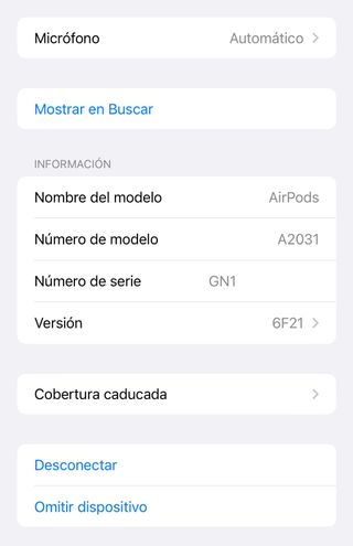 Apple AirPods 2 (Modello A2032)