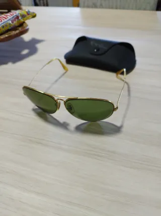 Gafas Ray-Ban Aviator USA Vintage Doradas