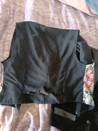 Chaleco lentejuelas multicolor