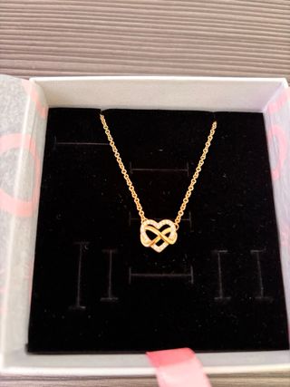 Colgante Pandora Corazón Infinito Chapado Oro