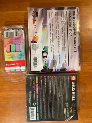 Pack Rotuladores Stabilo, Artist y Gelly Roll