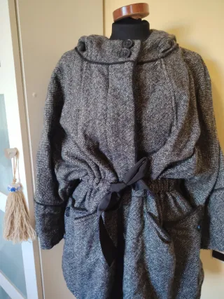 Chaquetón Bimba y Lola Negro/Gris