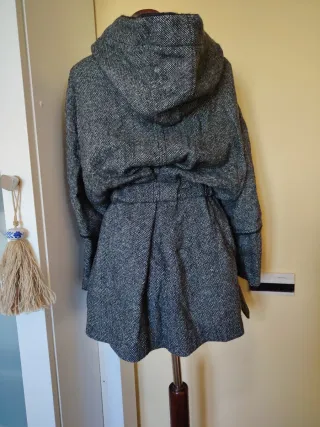 Chaquetón Bimba y Lola Negro/Gris