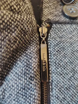 Chaquetón Bimba y Lola Negro/Gris