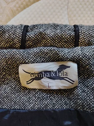 Chaquetón Bimba y Lola Negro/Gris