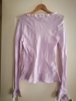 Blusa Next Morada Manga Larga