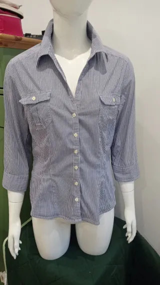 Camisa Rayas Manga francesa